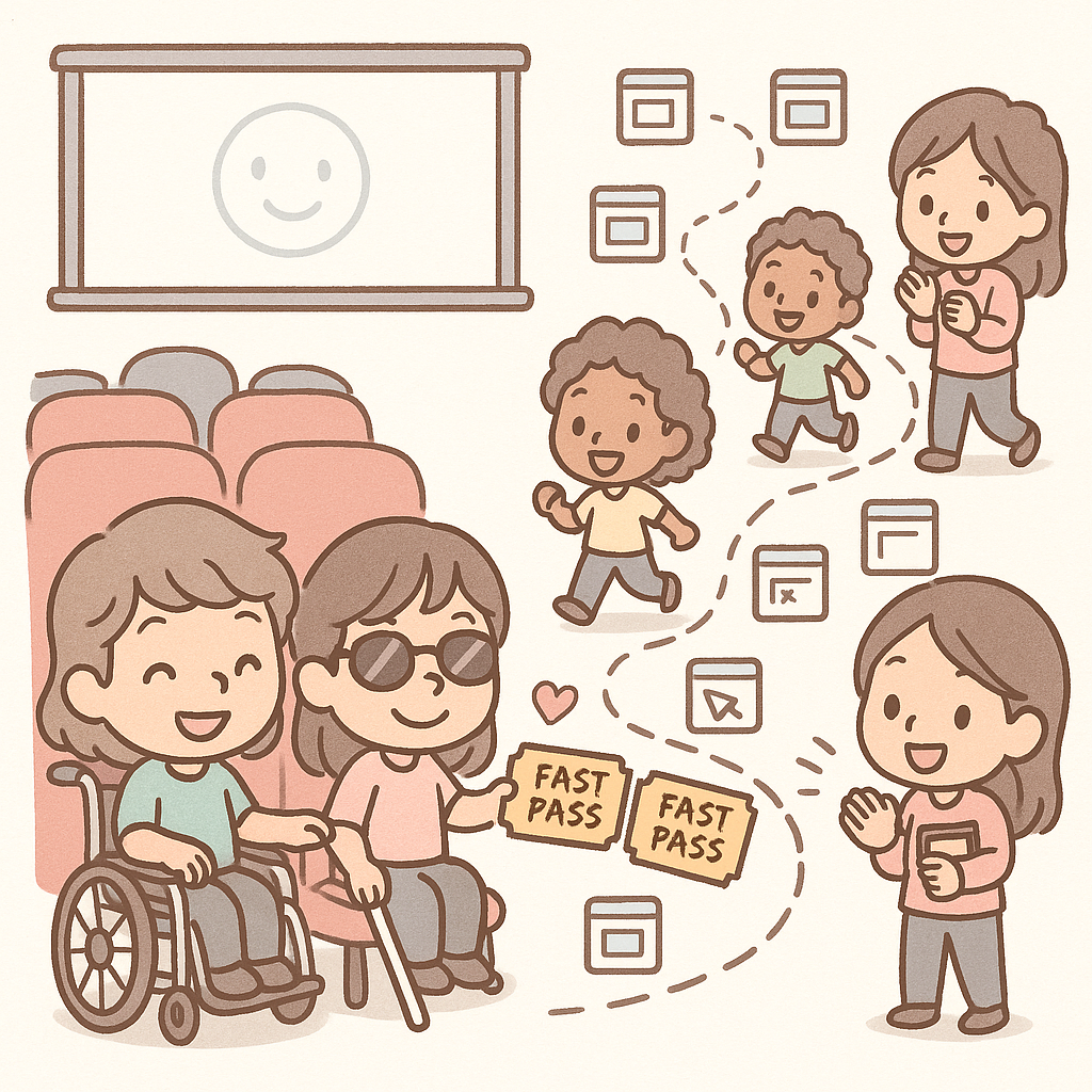 Web Accessibility is... Bringing Everyone to the Front Row